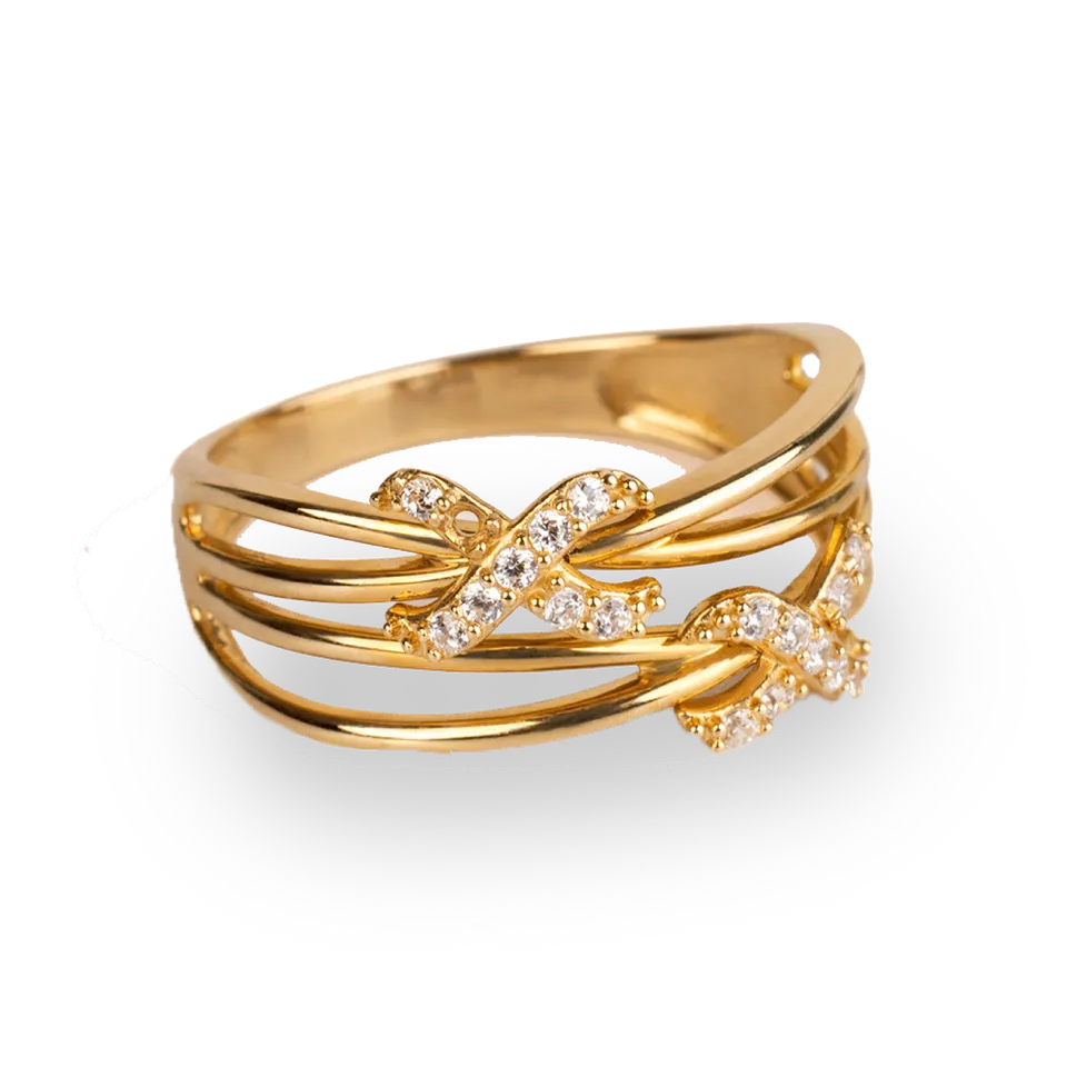 CRISS CROSS RING