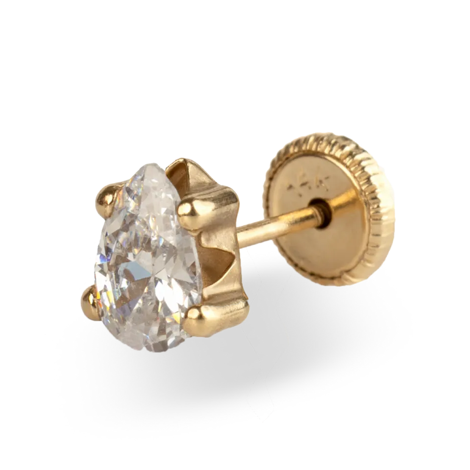 Gold Stud Earrings