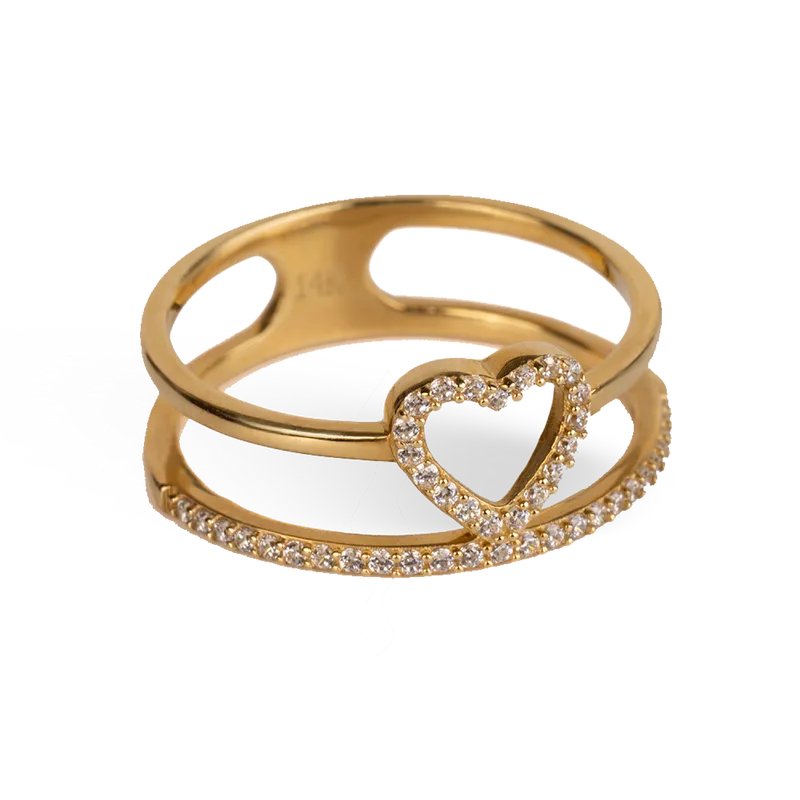OPEN HEART RING