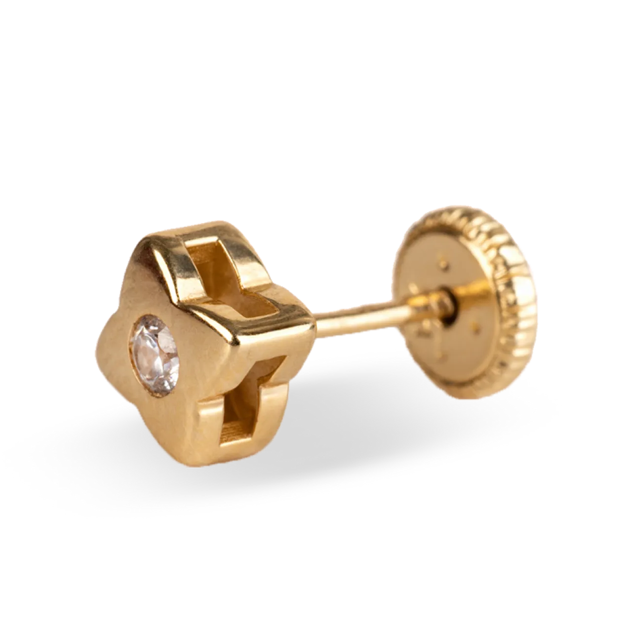 Gold Star Stud Earrings