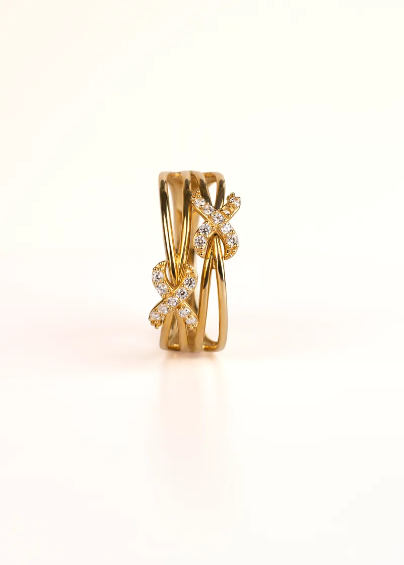 CRISS CROSS RING