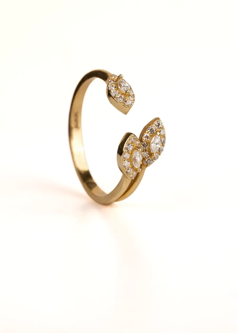 Feuille de Lumiere Ring